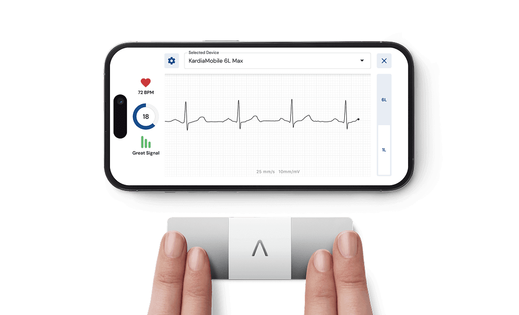 KardiaMobile 6L Max personal EKG